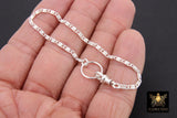 925 Silver Bar Swivel Fob Bracelet