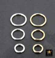 14 K Gold Filled Circle Charms, 10 mm 925 Sterling Silver #2203, Round Shaped