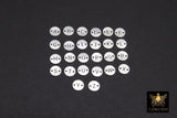925 Sterling Silver Letter Connectors, 6 mm Silver Alphabet Letters # 3424, Block Name Letters