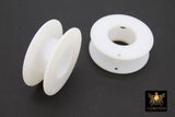 Empty Jewelry Chain Spool, 2.2 Inch Plastic Round Bobbin, Tool For Wire