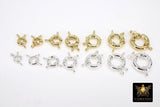 Gold Silver Spring Ring Sailor Jewelry Clasps Findings