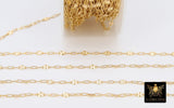 14 K Gold Filled Sequin Chain, 3.7 mm Paperclip 925 Sterling Silver Bar CH# 902, Unfinished Starburst Box Chain CH# 810