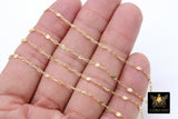 14 K Gold Filled Paperclip Starburst Box Unfinished Chain Permanent Jewelry