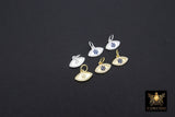 925 Sterling Silver Evil Eye Charms, Gold CZ Micro Pave Blue Evil Eyes Charms # 3509, Tiny Minimalist Jewelry Charm