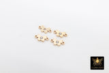 14 K Gold Filled CZ Butterfly Connectors, 925 Sterling Silver Minimalist Tiny Link # 3501, Permanent Jewelry Butterflies