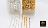 14 K Gold Filled Sequin Chain, 3.7 mm Paperclip 925 Sterling Silver Bar CH# 902, Unfinished Starburst Box Chain CH# 810