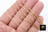 14 K Gold Filled Box Chains, 14 20 Unfinished By The Foot CH# 901, 3 mm 4.4 mm or 6.4 mm Venetian