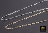 925 Sterling Silver Sequin Necklace, 14 K Gold Filled Starburst Paperclip Chain Choker, Handmade Everyday Jewelry Necklace