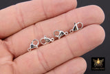 Silver Steel Lobster Claw Clasps