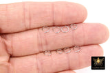 Stainless Steel Silver Jump Rings, 300 Pc 6 mm Strong Rings #2100, Tarnish Resistant Open Rings