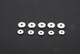 Silver Spacer Beads, 1.2 mm Thick  Round Discs, Rondelle Donuts Findings, Flat Heishi Beads