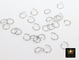 Stainless Steel Silver Jump Rings, 300 Pc 6 mm Strong Rings #2374, Tarnish Resistant Open Rings