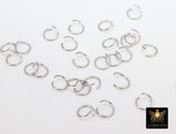 Stainless Steel Silver Jump Rings, 300 Pc 6 mm Strong Rings #2100, Tarnish Resistant Open Rings