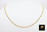 Cubic Zirconia Necklace, Gold 4 mm Dainty Round Shaped CZ Choker, Clear Silver CZ Necklace