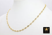 Cubic Zirconia Necklace, Gold 4 mm Dainty Round Shaped CZ Choker, Clear Silver CZ Necklace