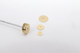 Gold High Polished Spacer Beads,Round Discs, 20 pcs Rondelle Donuts #683, Flat Heishi Beads