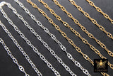14 K Gold Filled Mariner Chains, 925 Silver Nugget Mariner CH# 907, Anchor Sequin Textured Flat Chain
