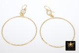 Gold Gemstone Hoop Earrings, 14 K Gold Filled Fancy Hook Ear Wires #692, Gold Plated Round Hoops with Rainbow Moonstone Gemstone