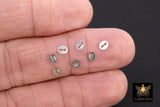925 Sterling Silver Stamped Quality 4 mm Quality Tags, Jewelry Findings For Clasps