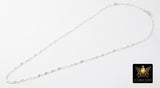 925 Sterling Silver Mariner Chain Bar Necklace, 14 K Gold Filled Hammered Anchor Bar Chain Choker #2626, Textured Nugget Mariner Necklace
