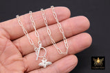 925 Sterling Silver Toggle Bumble Bee Queen Necklace, Paperclip Choker