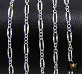 14 K Gold Fill Nugget Bar Chain, 925 Sterling Silver Long Short 2.5 mm Sequin CH# 877, 5.5 mm Hammer Starburst, Flat Drawn Chains CH# 935