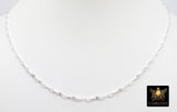 925 Sterling Silver Mariner Chain Bar Necklace, 14 K Gold Filled Hammered Anchor Bar Chain Choker #2626, Textured Nugget Mariner Necklace