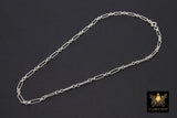 925 Sterling Silver Chain Link Necklace, Chunky Silver Rectangle Rolo Chain, Long Short Paperclip Chain Link Choker