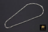 925 Sterling Silver Chucky Paperclip Rolo Chain Link Necklace Choker