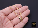 14 K Gold Filled Paperclip Chain Bracelet, Dainty Rectangle Chain Link Bracelet, Stamped 14/20