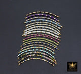 14 k Gold Filled Gemstone Bracelet Connectors, Permanent Jewelry Silver Link Bars, Faceted Birthstone Beads, Wire Wrapped, Mothers Day Semiprecious gemstone beaded links