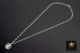 925 Sterling Silver Sacred Heart Chain Bar Necklace, 14 K Gold Filled Jesus Choker, Religious Nugget Mariner Necklace