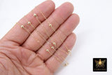 14 K Gold Filled Satellite Chains, Fancy Cable with 4 mm beads CH #912, 14 20 Unfinished By Foot