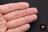 14 K Gold Filled Cable Wire Guard, 925 Sterling Silver Wire Savers AG #700, 3 Sizes Cable Thimble Guardian Protector