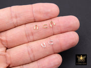 14 K Gold Filled Cable Wire Guard, 925 Sterling Silver Wire Savers AG # 2831, 3 Sizes Cable Thimble Guardian Protector