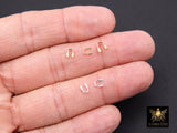 14 K Gold Filled Cable Wire Guard, 925 Sterling Silver Wire Savers AG # 2831, 3 Sizes Cable Thimble Guardian Protector