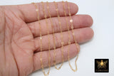 14 K Gold Filled Flat Sequin Chain, Gold Permanent Jewelry Chains, 925 Sterling Silver, By The Foot, Long and Short Dap Chains