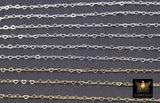 Gold Filled Heart Chains, 2.6 mm 925 Sterling Silver, 14 K Gold Filled Dainty Heart Shaped CH# 886
