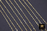 14 K Gold Filled Heart Chains, 1.9 mm Gold Filled Tiny Heart Shaped, Unfinished Chain By the Foot or Yard, Permanent Jewelry