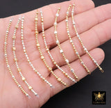 14 K Gold Filled Beaded Connectors, Long Bar 925 Sterling Silver Square Nuggets, Wire Wrapped Permanent Jewelry, Mixed Metal Nugget Half Bracelets