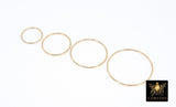 14 K Gold Filled Circle Link Rings, 15, 20