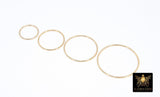 14 K Gold Filled Circle Link Rings, 15, 20
