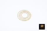 14 K Gold Filled Circle Link Rings, 15, 20