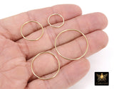 14 K Gold Filled Circle Link Rings, 15, 20