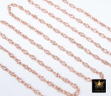 3 mm Gold Mixed CZ Chain By The Yard, Silver Genuine Cubic Zirconia Chain CH# 560, By The Foot