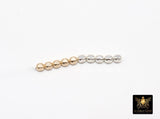 USA 14 K Gold Filled Faceted Beads, 925 Sterling Silver Faceted Seamless Beads # 2278, High Quality Nugget 2 mm or 2.5 mm or 3 mm