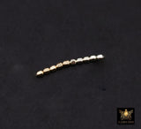 USA 14 K Gold Filled Faceted Beads, 925 Sterling Silver Faceted Seamless Beads # 776, High Quality Nugget 2 mm or 2.5 mm or 3 mm