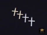 14 K Gold Filled Cross Charms, 925 Sterling Silver 16 mm Gold Filigree Textured Crosses # 2274, Pattern Textured 14 20 Jewelry