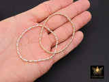 Mixed Metal Beaded Stretchy Bracelet, 925 Sterling Silver and 14 K Gold Filled Short Tube Bar Stacking Bracelets, Handmade