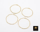 Textured Gold Round Hoop Ear Rings, 36 mm Gold Charms # 3644, High Quality Light Weight Wire Hoops Finding